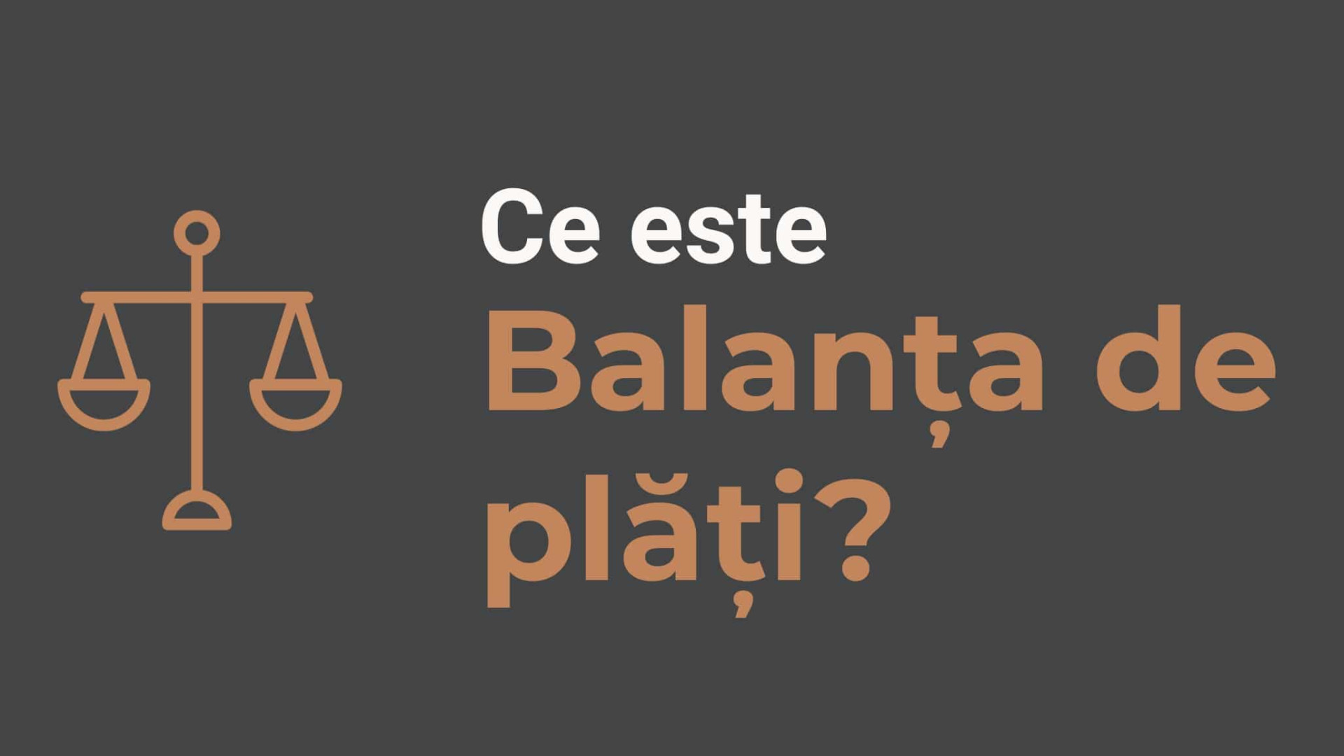 Balanța de plăți