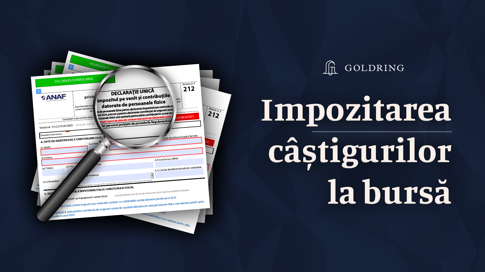 Impozitarea câștigurilor la bursă